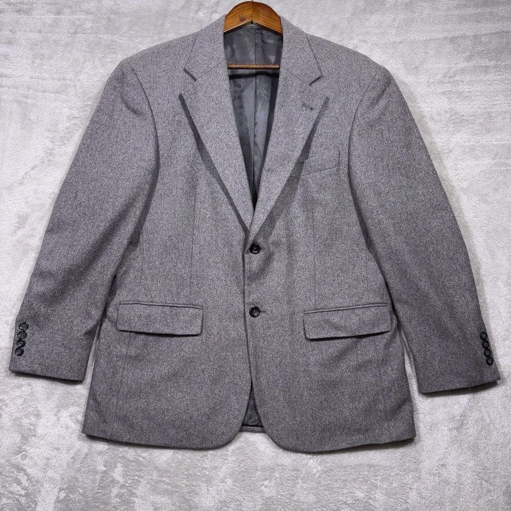 Oscar de la Renta Blazer Mens 42S Wool Cashmere Blend Classic Sport Coat